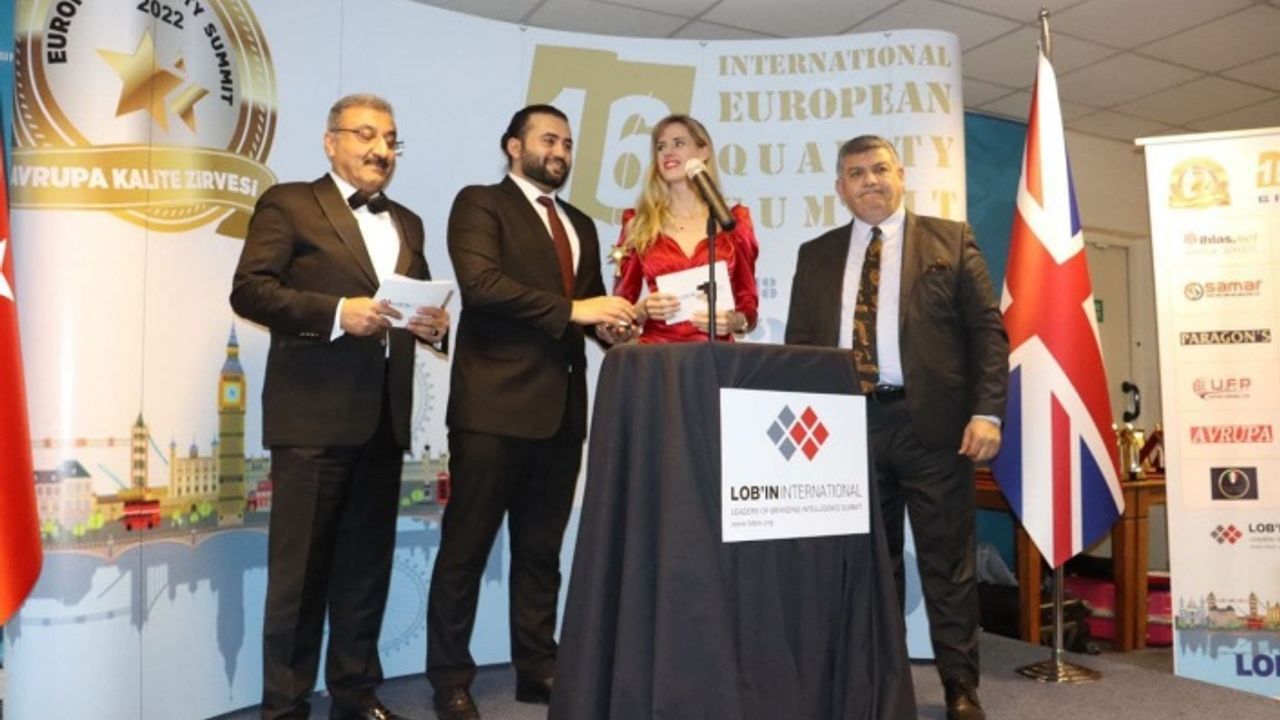 Kahramanmaraşlı iş insanları Avrupa kalite zirvesinde ödülleri topladı  
