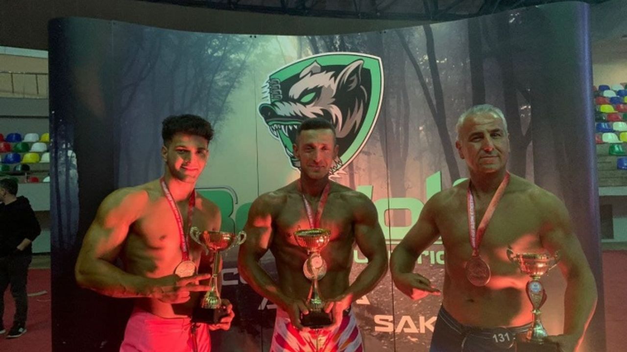 Kahramanmaraşlı iş insanı vücut geliştirme sporunda 4. oldu 