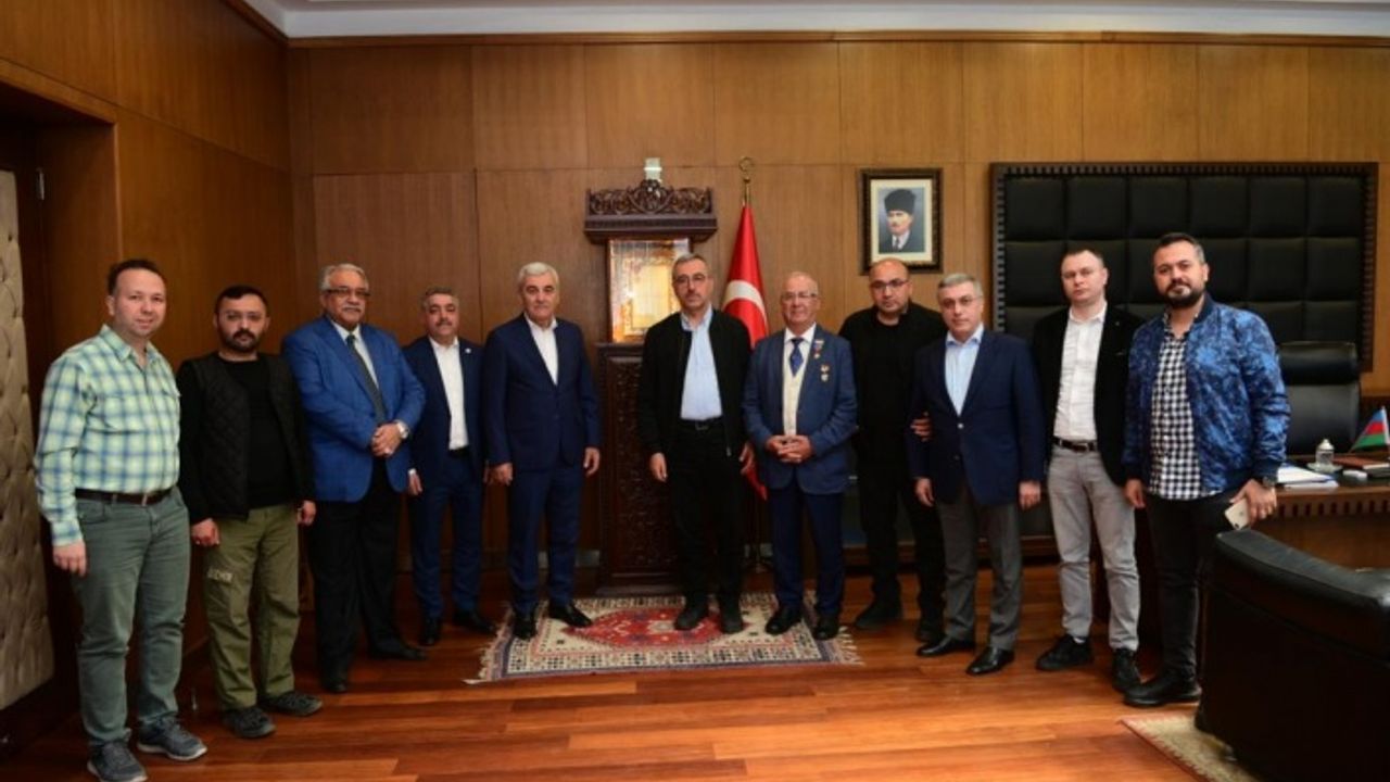 Azerbaycan Heyeti’nden Başkan Güngör’e Ziyaret!