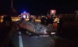 Kahramanmaraş’ta otomobil takla attı: 2 yaralı  