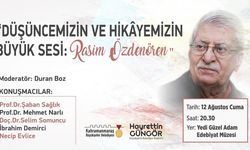 ‘Rasim Özdenören’ Paneli Gerçekleştirilecek
