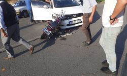 Kahramanmaraş’ta otomobil ile motosikletin çarpıştı: 1 yaralı  