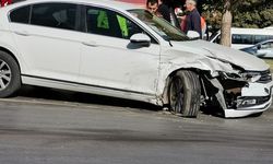 Kahramanmaraş'ta iki otomobil kafa kafaya çarpıştı: 1 yaralı