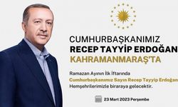 Cumhurbaşkanı Erdoğan, Ramazan’ın İlk Günü Kahramanmaraş’ta