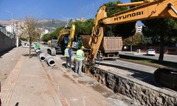 Ahır Dağı Caddesi’nde Altyapı İmalatlarına Hız Verildi