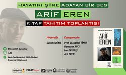 Şehir Kitaplığına Yeni Eser: "Hayatını Şiire Adayan Bir Ses; Arif Eren"