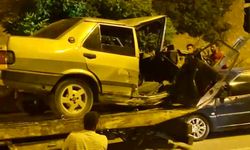 Kahramanmaraş’ta park halindeki araçlara çarptı: 2 yaralı