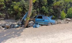 Andırın’da otomobil ağaca çarptı: 2 yaralı