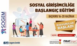 Sosyal Girişimciliğe Başlangıç Eğitimi Başvuruları Başladı