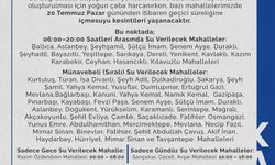 Vatandaşlara Dikkat: 20 Temmuz’dan İtibaren Geçici Su Kesintileri Başlayacak