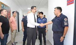 Kaymakam Hulusi Teke’den Güvenlik Birimlerine Ziyaret