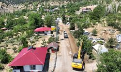 Göksun Yeniyapan Yolu Genişletiliyor