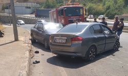 Kahramanmaraş’ta iki otomobil çarpıştı: 2 yaralı