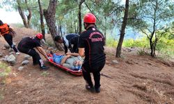Kahramanmaraş’ta ayağı kırılan vatandaş için itfaiye ekipleri seferber oldu