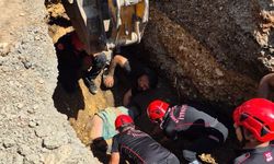 Kahramanmaraş’ta toprak altında kalan işçi yaralandı