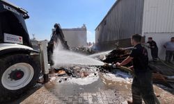 Kahramanmaraş’ta ahşap palet üretim tesisinde yangın