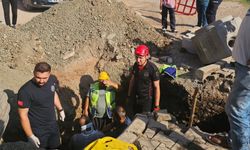 Kahramanmaraş’ta işçi göçük altında kaldı