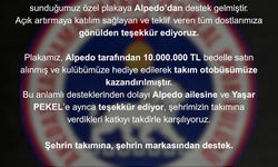 Şehrin markası Alpedo, "46 EDE 46" özel plakasını satın aldı