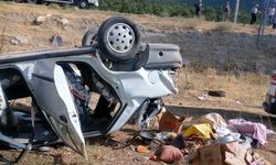 Kahramanmaraş’ta otomobil takla attı: 1 ölü 1 yaralı