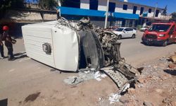 Kahramanmaraş’ta hafif ticari araç ile kamyon çarpıştı: 1 ağır yaralı