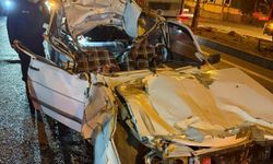 Kahramanmaraş’ta tıra arkadan çarpan otomobil paramparça oldu: 1 yaralı