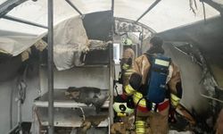 Konteyner Kentte Yangın Paniği