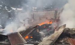 Kahramanmaraş’ta ahır yangını