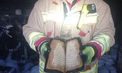 Kahramanmaraş’ta evi, paraları yandı sadece Kuran’ı Kerim zarar görmedi