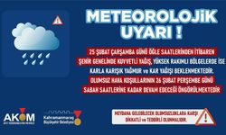 Şehir Genelinde Kuvvetli Yağış Uyarı!