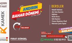 Andırın KAMEK’te 7 Branşta Ücretsiz Eğitim