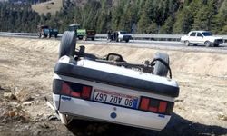 Kahramanmaraş’ta Otomobil Takla Attı: 1 Kişi Yaralandı