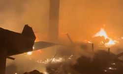Kahramanmaraş’ta çırçır fabrikasında yangın