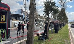 İkinci El Eşya Dükkanında Yangın Paniği