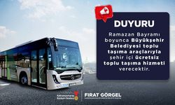 Bayramda Ücretsiz Ulaşım!