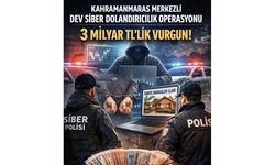 Kahramanmaraş merkezli dev siber dolandırıcılık operasyonu: 3 milyarlık işlem hacmi