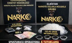 Kahramanmaraş’ta uyuşturucu operasyonu: 4 tutuklama