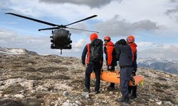 Kahramanmaraş’ta dağ yolunda kalp krizi: Helikopterle tahliye edildi
