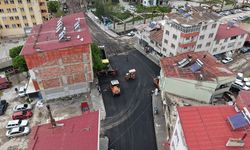 Göksun’da Asfalt Serimine Başlandı