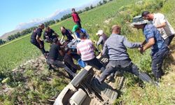 Kahramanmaraş’ta Otomobil Sulama Kanalına Uçtu: 4 Yaralı