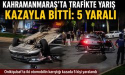 Kahramanmaraş’ta Trafikte Yarış İddiası Kazayla Sonuçlandı: 5 Yaralı