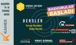 KAMEK’te Kadın Gassal Kursuna Başvurular Başladı!
