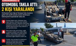 Kahramanmaraş’ta Otomobil Takla Attı: 2 Yaralı