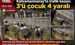 Kahramanmaraş’ta trafik kazası: 3’ü çocuk 4 yaralı