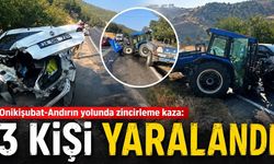 Kahramanmaraş’ta traktör ve otomobilin karıştığı kazada 3 kişi yaralandı