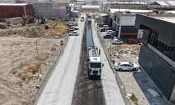Yeni Sanayi Sitesi’nde Asfalt Mesaisi Sürüyor
