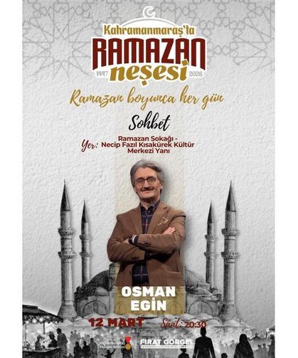 Osman Egin, Ramazan Sokağı’nda Gönüllere Seslenecek