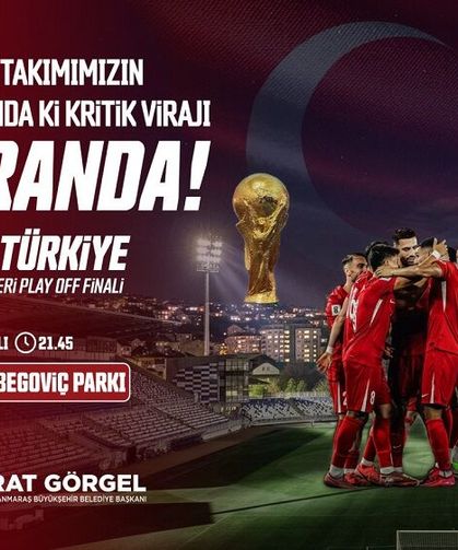 Milli Maç Heyecanı Aliya İzzetbegoviç Millet Bahçesi’nde!