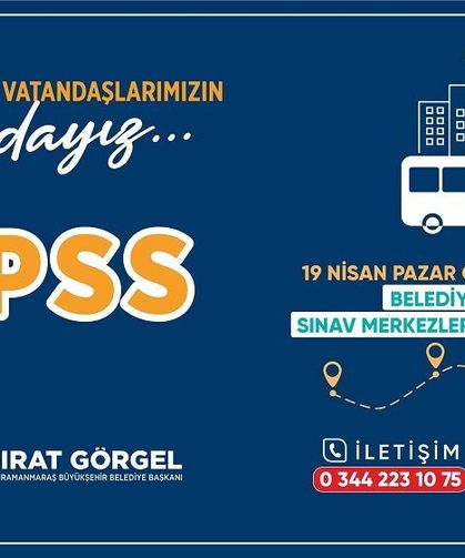 EKPSS’ye Girecek Vatandaşlara Ulaşım Desteği!