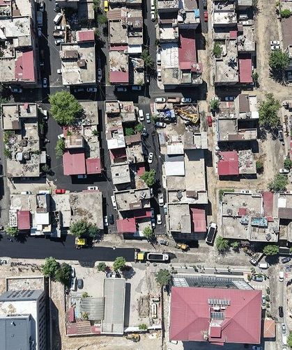 Eski Sanayi Sitesinin Yolları Bir Bir Asfaltlanıyor