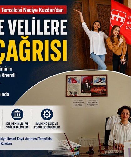IBU Türkiye Resmi Kayıt Acentesi Temsilcisi Naciye Kuzdan’dan Öğrenci ve Velilere Tercih Çağrısı